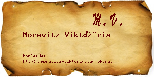 Moravitz Viktória névjegykártya